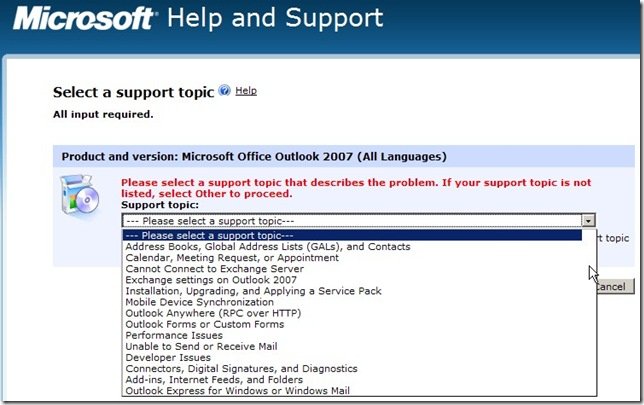 Poor_Microsoft_Help_Support_Website