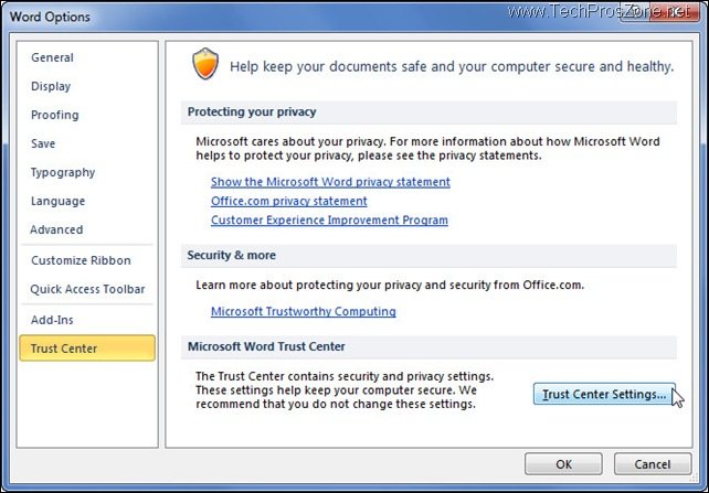 Office2010_TrustCenter Office2010_TrustCenter