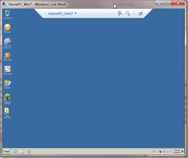 WindowsLiveMeshRemoteLogin