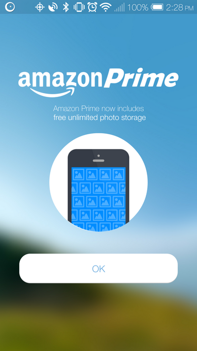 Amazon Prime Unlimited Photo Storage