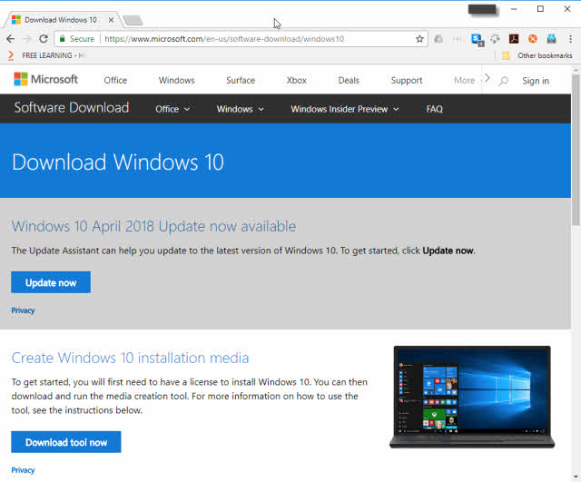 How to download Windows 10 ISO image legitimately - Never Too Old To Learn