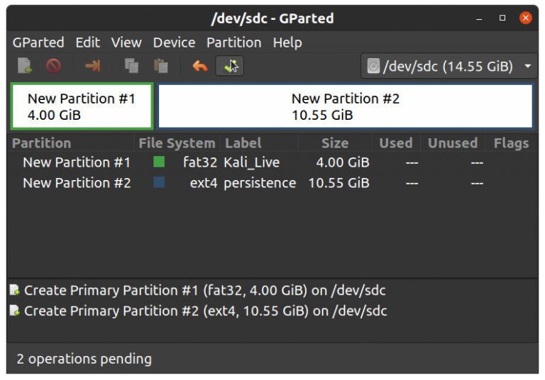 unetbootin persistent
