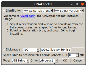 unetbootin persistence