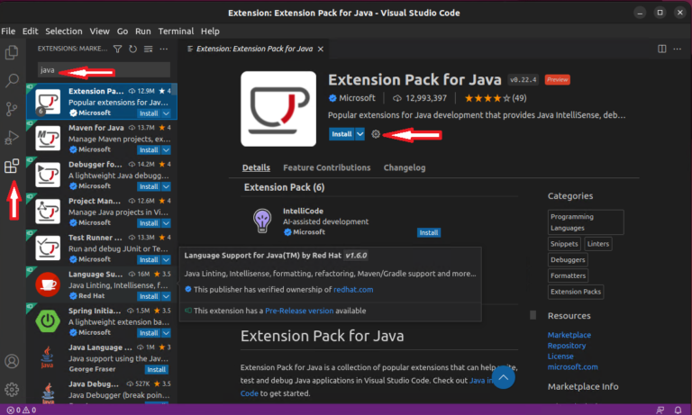 How to Set up Visual Studio Code for Java Development in Ubuntu - Never ...