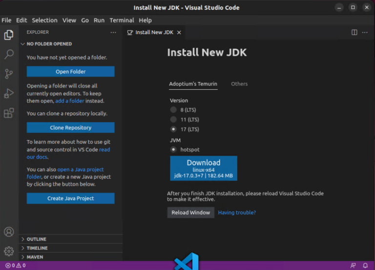 How to Set up Visual Studio Code for Java Development in Ubuntu - Never ...
